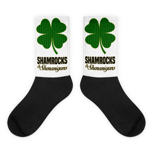 Shamrocks & Shenanigans Clover Socks